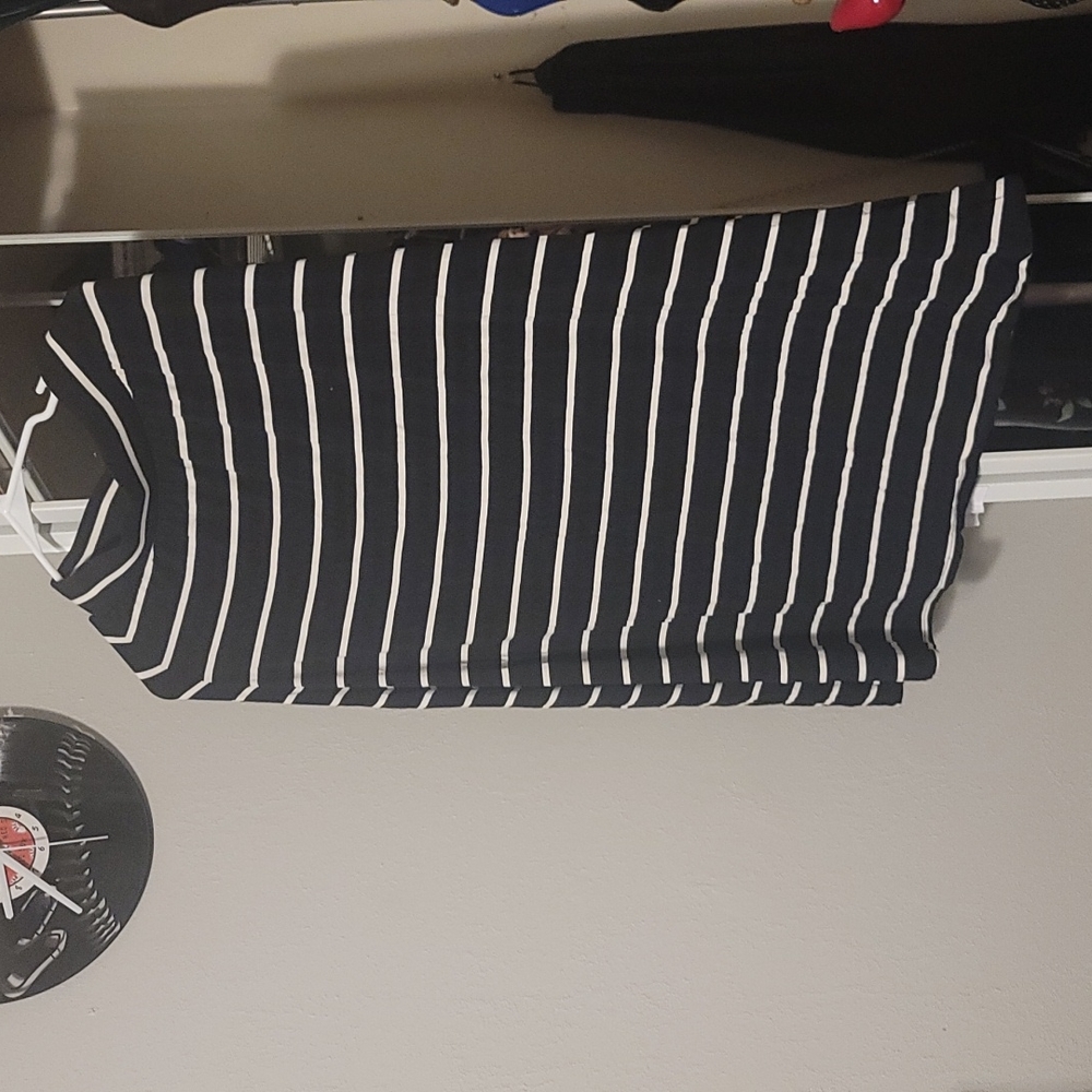 Striped maxi skirt